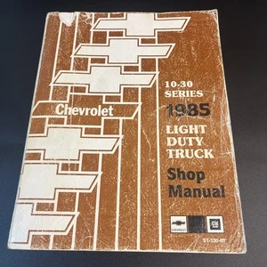 Chevy S-10 1985 camión ligero manual de taller Chevrolet ST-330-85 reparación de fábrica - Imagen 1 de 6