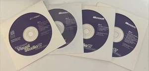 Microsoft Visual Studio 5.0 Enterprise Edition - 4 Disk set 1997 w/Key - Picture 1 of 7