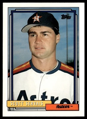 1992 Topps Scott Servais Houston Astros #437 - Image 1 of 2