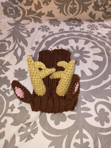 Zoo Snoods Reindeer Dog Costume Ear Wrap Hood Size Medium - Picture 1 of 3