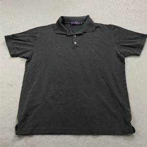 Ralph Lauren Purple Label Polo Shirt Mens Small Gray Pique 100% Cotton Designer - Picture 1 of 8