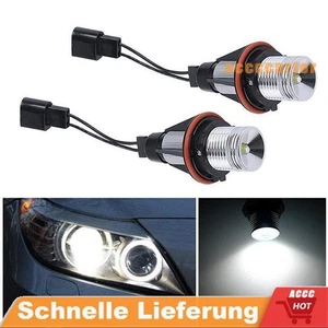 2x LED Angel Eyes Standlicht Scheinwerfer für BMW X5 E87 E60 E61 E63 E64 E65 E66 - Picture 1 of 24
