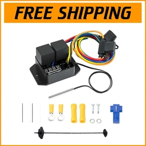 Adjustable 24V Digital Fan Controller Switch Kit | 40A, Push Button Operation - Afbeelding 1 van 6
