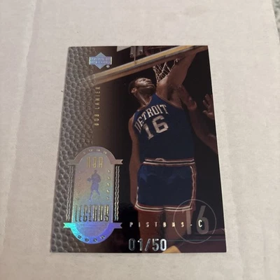 1999-00 Upper Deck Legends #41 Bob Lanier Detroit Pistons 1/50 HOF  - Image 1 of 4