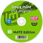 Linux Mint 21.3 "Virginia" MATE Deutsch auf DVD oder USB-Stick