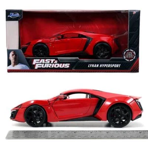 Jada Toys Fast & Furious: Furious 7 Lykan Hypersport (Red) 1/24 Scale - Picture 1 of 5