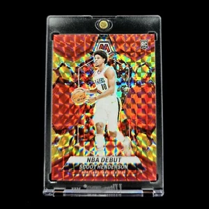 Scoot Henderson RC Red and Yellow Fusion Choice Mosaic #/75 2023-24 Rookie #255 - Picture 1 of 3