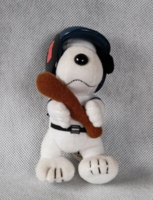 Snoopy Baseball McDonald Plüschpuppe 4 Zoll Spielzeug 2001 Japanese Peanuts a... - Bild 1 von 4