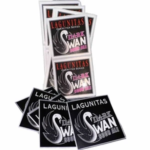 Lot Of 20 Lagunitas Dark Swan Sour Ale Tap Handle Stickers decal craft Napa - Picture 1 of 1