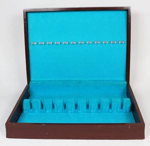 Vintage Wooden Anti-Tarnish Silverware Storage Chest - Picture 1 of 6