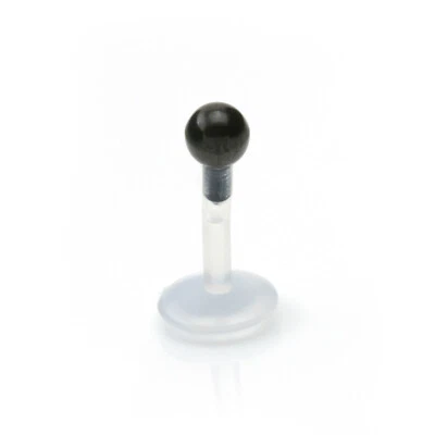 Labret Monroe Lip Nose Stud Bioflex PTFE Bioplast Push Fit - Bolas y conos de acero Foto 1 de 4