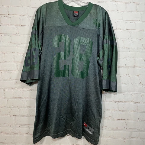 Vintage Nike Team New York Jets Curtis Martin Jersey Mens XL Green Black NFL Cover