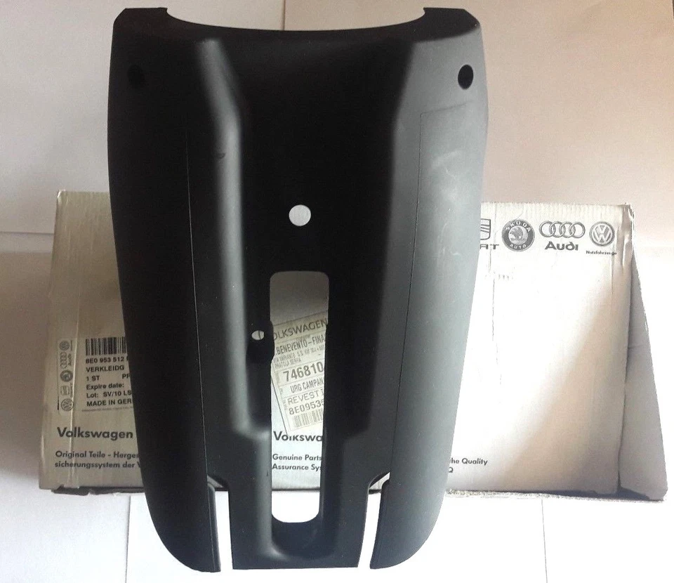 Cover Rivestim Colonna Sterzo Audi A4 Avant 20 TDI 2005 8E0 953 512 N Nero Balck - Immagine 1 di 1