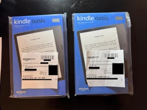 UNOPENED/SEALED Amazon Kindle Oasis 10th Gen E-book reader wifi 8GB New - Picture 1 of 4