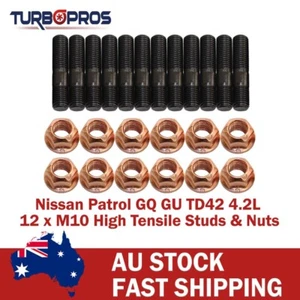 High Tensile Exhaust Manifold Stud Kit For Nissan Patrol GQ/GU TD42 4.2L - Imagen 1 de 6