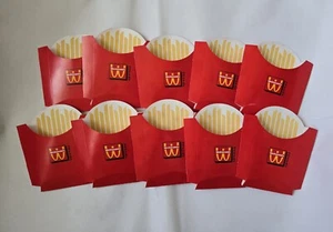 Mcdonalds WcDonalds 2024 limited Anime French Fries Medium Manga Used Lot Of 10 - Picture 1 of 2