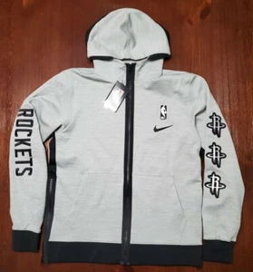 NEW Nike Houston Rockets Authentic Showtime Therma Flex Full-Zip Hoodie Men SZ M - Picture 1 of 12