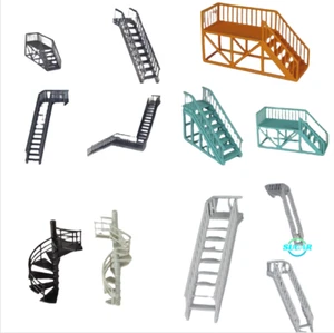 1/64 Diorama Staircase Model City Street Garage Buildings DIY Scene Props Models - Picture 1 of 34