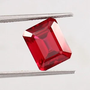 AAA10x12 MM Natural Mozambique Blood Red Ruby Loose Octagon Gemstone Cut Stone - Picture 1 of 4