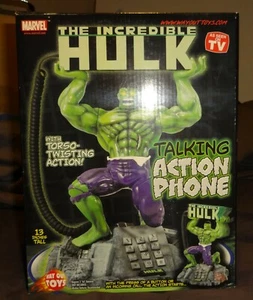 Way out toys INCREDIBLE HULK talking telephone action phone mib - Picture 1 of 3