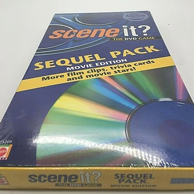 Scene It The DVD Game Movie Edition Game Pack / Trivia Cards New Sealed Cards - Image 1 of 4