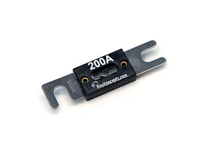 KnuKonceptz Nickel Silver Plated High Current Wafer ANL Fuse 200A - Picture 1 of 1