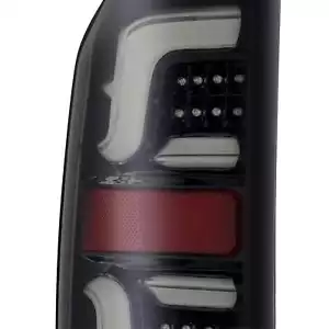 For 2014-21 Toyota Tundra AlphaRex LED Tail Lights Jet Black Housing Smoke Lens - Picture 1 of 8