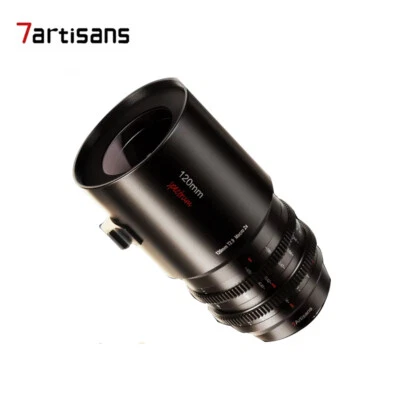 Lente de cine de fotograma completo 7artisans 120 mm T2.9 macro 2X para montaje Sony Canon Nikon Foto 1 de 4