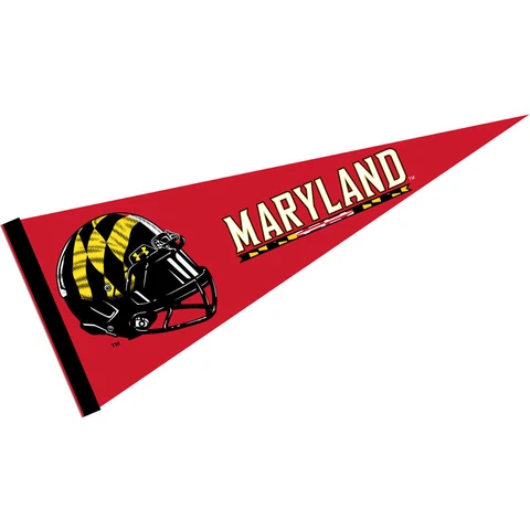 Maryland Terps 12 in X 30 in Football Helmet Pennant Cover