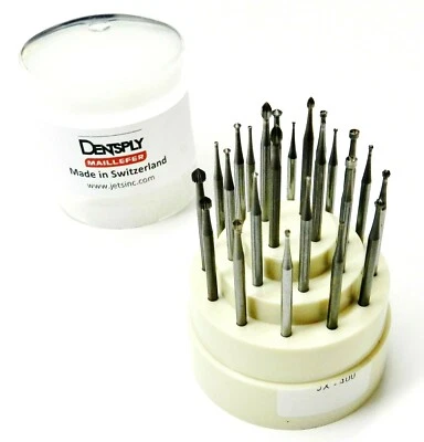 Jewelry Making Bur Set 24 Piece Assortment Jewelers Setting Burs 5 Shapes Swiss - Image 1 of 4
