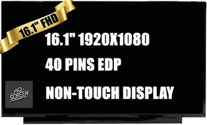 144hz Display for HP Omen 16-c0001dx 16-c0002dx LCD LED Screen 16.1" FHD Panel - Picture 1 of 7