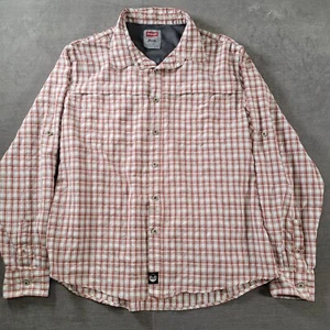 Camisa a Cuadros Roja Manga Larga Ventilada Serie Exterior Wrangler Para Hombre Talla XL - Imagen 1 de 9