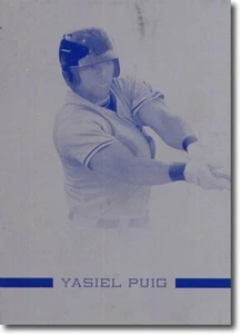 YASIEL PUIG 2012 Rize Rookie Printing Press Plate RC 1/1 - Picture 1 of 1