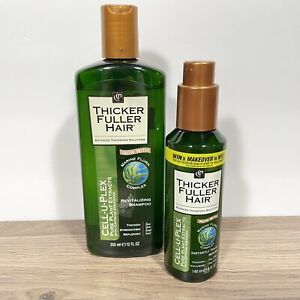 Thicker Fuller Hair Cell-U-Plex Revitalizing Shampoo 12oz/ Instantly Thick Serum