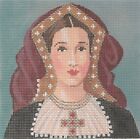 Nadelspitze handbemalt Labors of Love Tudors Catherine of Aragon 5x5