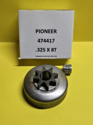 Pioneer Sprocket 474417 .325 Pitch x 8T Pioneer 1074 P21 P26 P28 P28s P26e *READ - Image 1 of 4