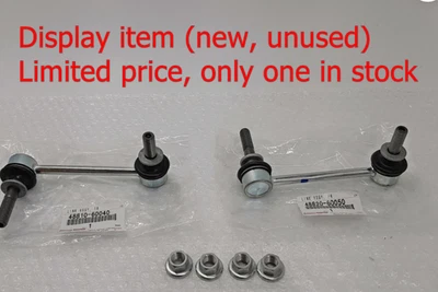 Toyota OEM 4Runner FJ Cruiser Lexus GX470 Front Stabilizer Links & Nuts- Genuin - Image 1 of 4