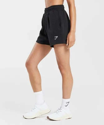 Gymshark Training Fleece Shorts in Black Size S - Image 1 of 4
