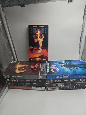 Lot of 9 Sci-Fi & Thriller VHS Movies – The Fury, Spitfire, Quest for Fire,... - Image 1 of 4