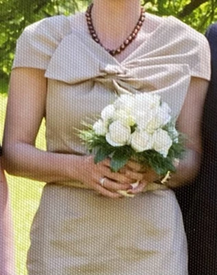 Traumkleid von Christian Dior (original) , Farbe beige/nude, Größe 38 - Bild 1 von 4