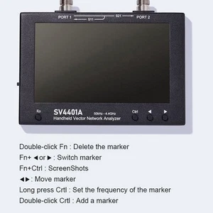 Advanced 7inch LCD VNA Analyzer SV4401A 100dB for RF Testing 50kHz 4 4GHz - Bild 1 von 12