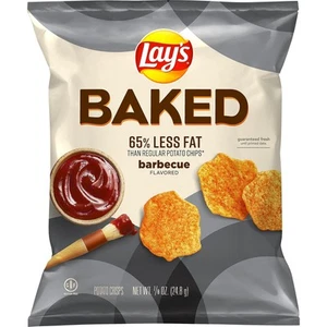 Lay's Oven Baked Barbecue Flavord Potato Crisps, 0.875 Ounce (Pack of 60) - Picture 1 of 6