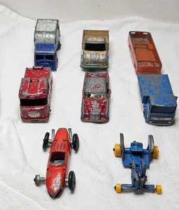 Alte Vintage 60er 70er Jahre Lesney Matchbox Autos LKW Konvolut 8 - Bild 1 von 9