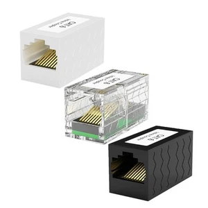 High Performances RJ45 Networking Cable Coupler Gold Plated Contacts Cat6 Cables - Afbeelding 1 van 11