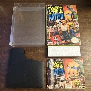 Zombie Nation (Nintendo NES) Box & Manual - NO GAME - Authentic - Picture 1 of 12