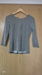  Damen Oberteil /T-shirt Bluse, GRÖßE  38,schwarz/weiß  - Bild 1 von 6