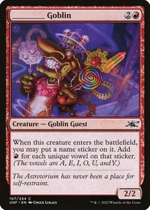 _____ Goblin C Foil #107 | UNF Unfinity | MTG - Picture 1 of 1
