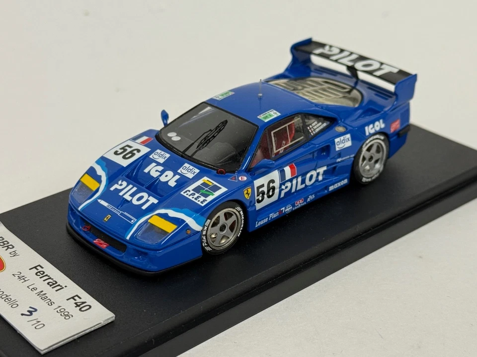 Kit 1/43 BBR de DVA Ferrari F40 Pilot 1996 24 Horas de Le Mans #3 de 10 ABG61 Foto 1 de 4