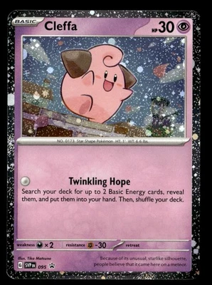 Cleffa SV: Scarlet & Violet Promo Cards 095 NM Pokémon TCG - Image 1 of 2