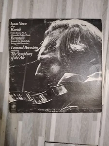 ISAAC STERN-Plays Bartok BERNSTEIN-The Symphani Of The Air Vinyl PROMO LP - Imagen 1 de 6
